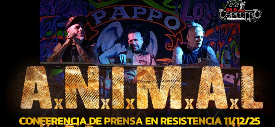 ANIMAL: Conferencia de prensa en Resistencia