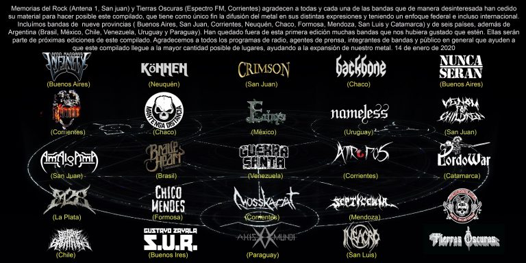 MEMORIAS OSCURAS: COMPILADO DE METAL UNDER