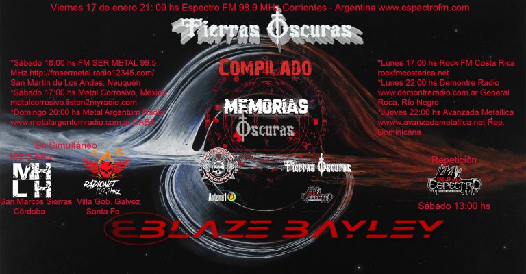 BLAZE BAYLEY EN TIERRAS OSCURAS