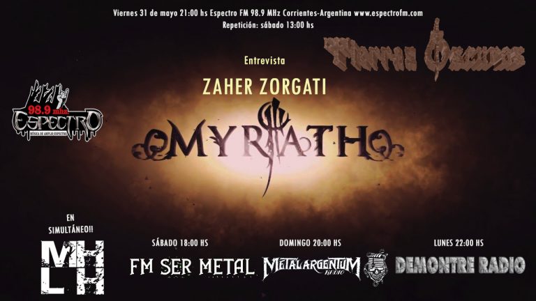 ZAHER ZORGATI, DE MYRATH, EN TIERRAS OSCURAS