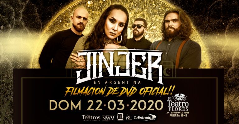 JINJER GRABA DVD EN ARGENTINA