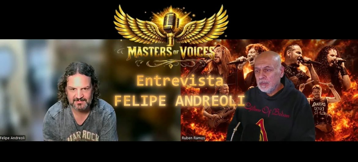 Entrevista Felipe Andreoli, de ANGRA y MASTERS OF VOICES
